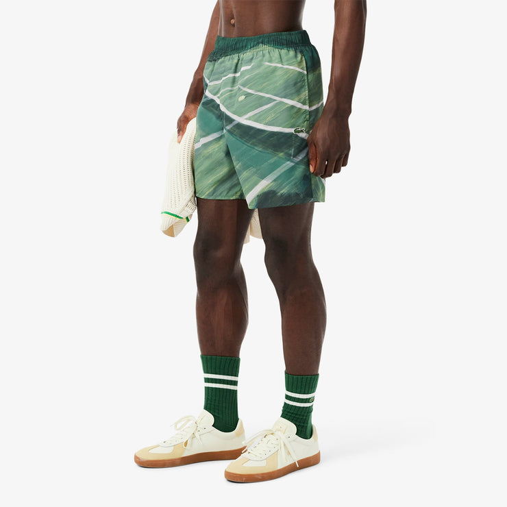 Mid Length Quick-Dry Swim Trunks