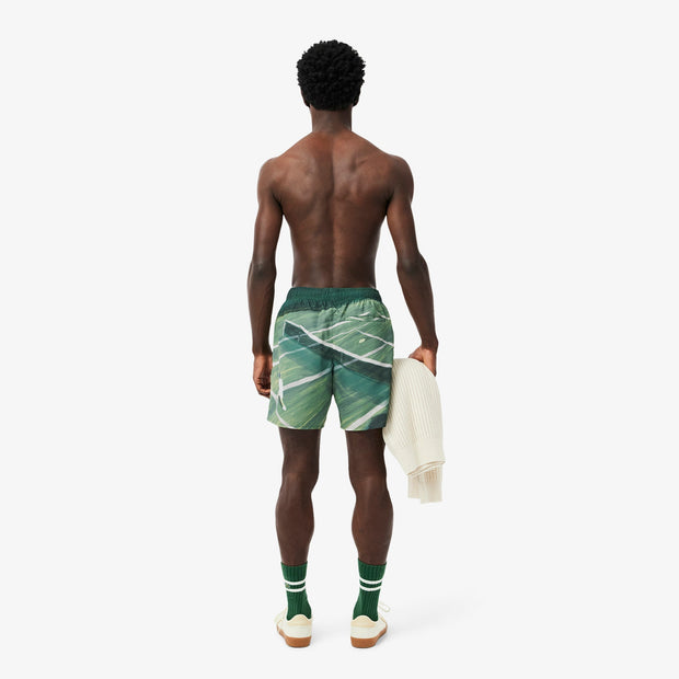 Mid Length Quick-Dry Swim Trunks