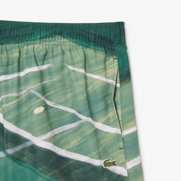 Mid Length Quick-Dry Swim Trunks