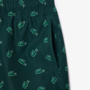 Crocodile Print Swim Trunks