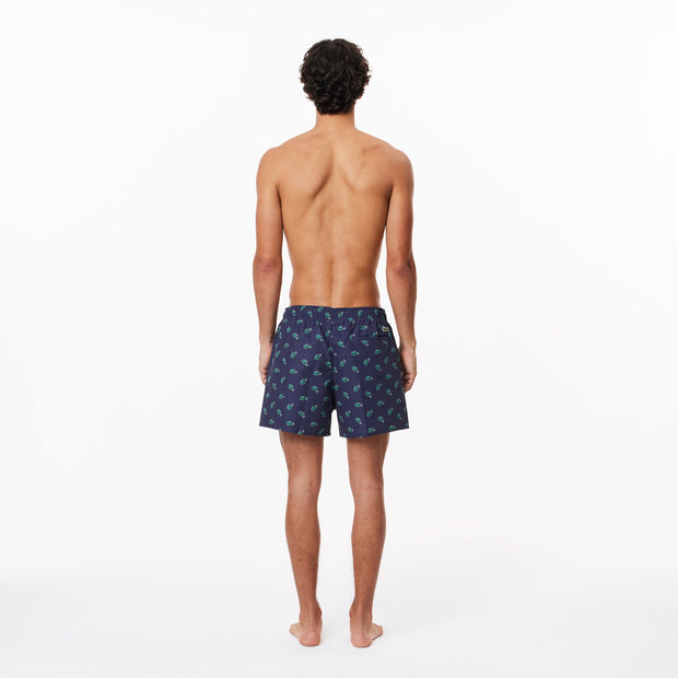 Crocodile Print Swim Trunks