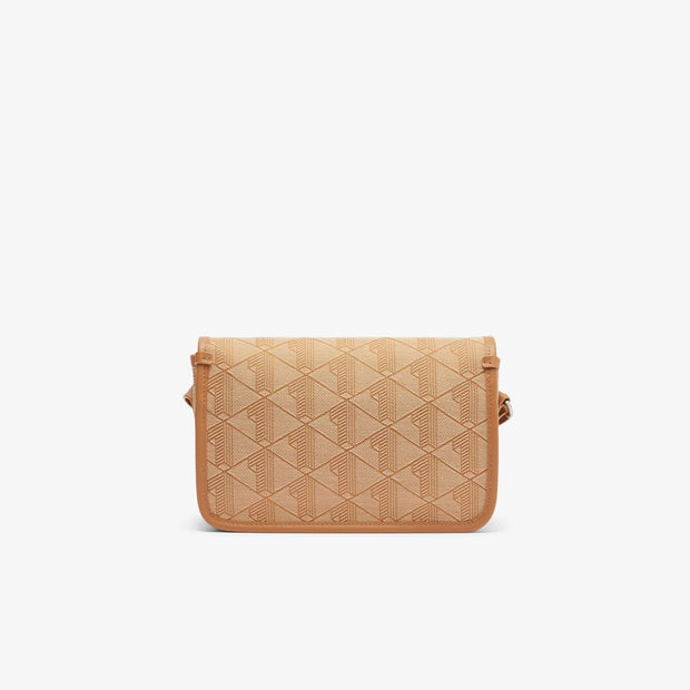 Heritage Monogram Jacquard Flap Close Shoulder Bag
