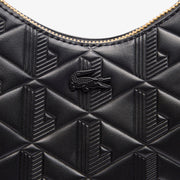 Maheki Embossed Leather Half Moon Purse