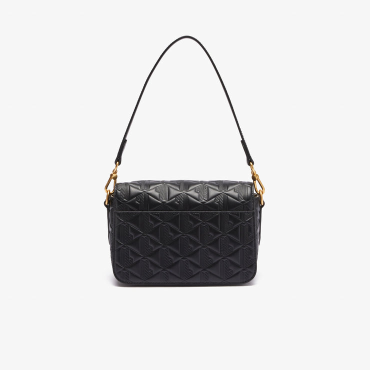 Maheki Embossed Leather Shoulder Bag