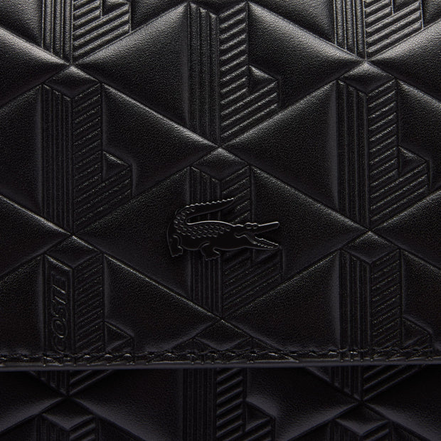 Maheki Embossed Leather Shoulder Bag