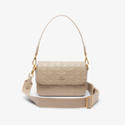 Maheki Embossed Leather Shoulder Bag