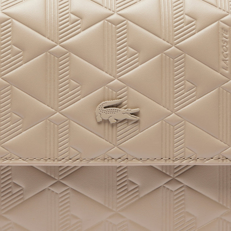 Maheki Embossed Leather Shoulder Bag