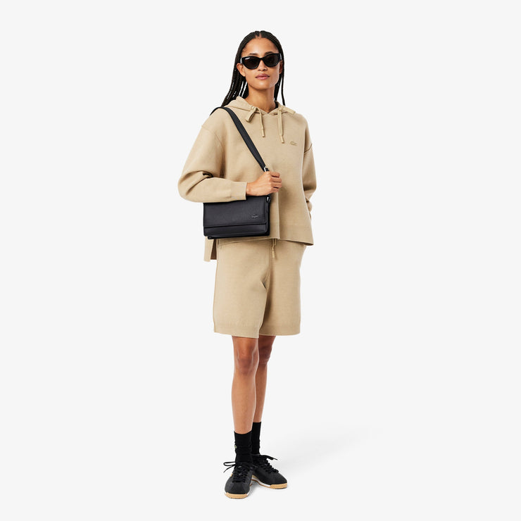Chantaco Leather Flap Close Reporter Bag