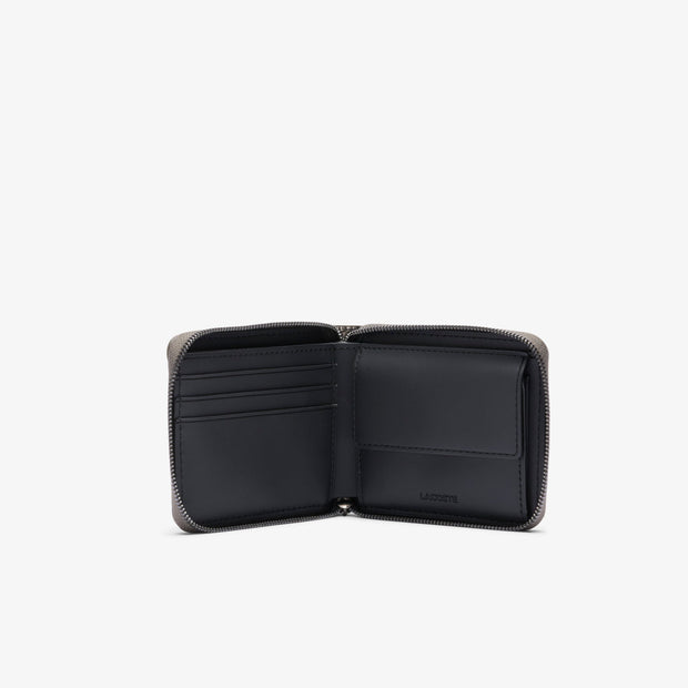 The Blend Silver Zipped Billfold