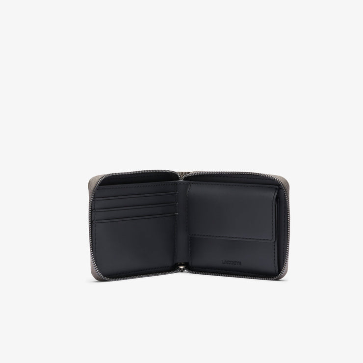The Blend Silver Zipped Billfold