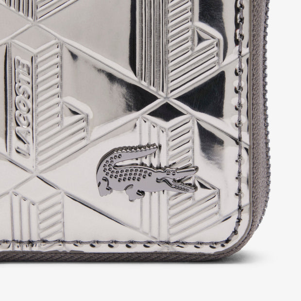 The Blend Silver Zipped Billfold