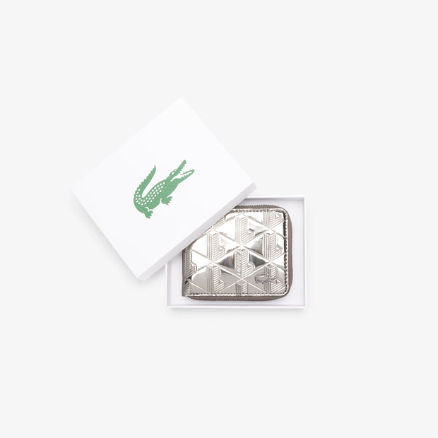 The Blend Silver Zipped Billfold