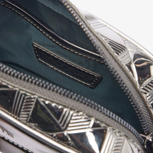 Small The Blend Silver Reporter Bag