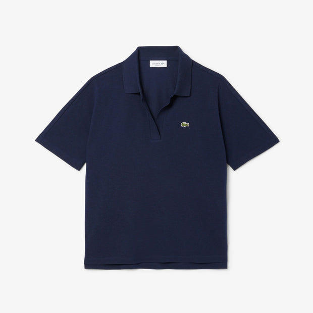 Relaxed Fit Fluid Piqué Polo Shirt