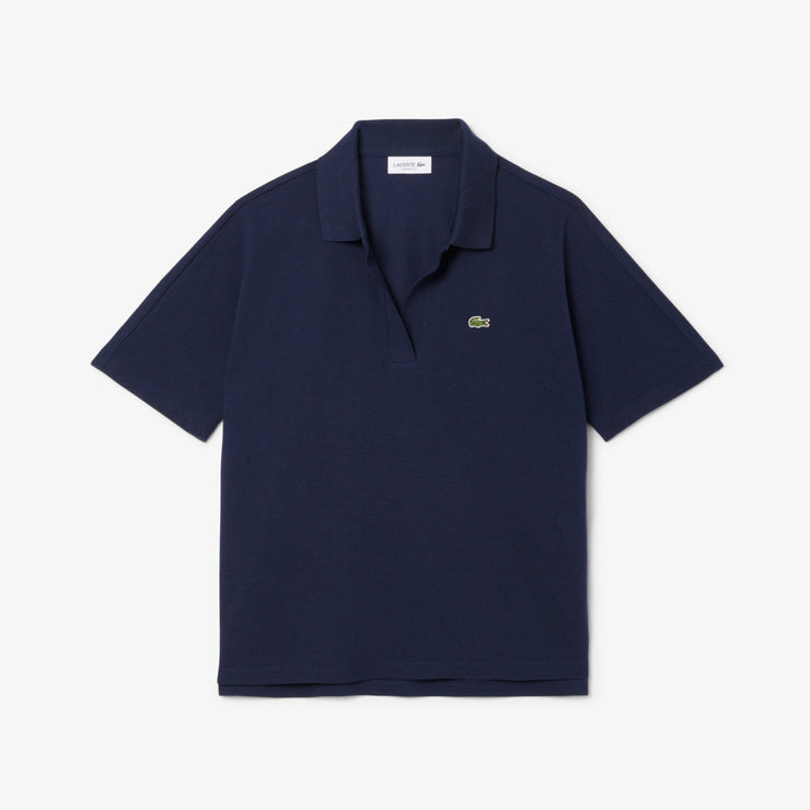 Relaxed Fit Fluid Piqué Polo Shirt