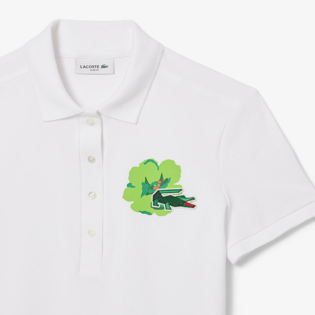 L.12.D Piqué Flower Polo Shirt
