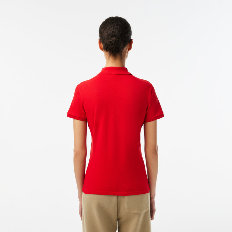 L.12.D Slim Fit Stretch Mini Piqué Polo Shirt