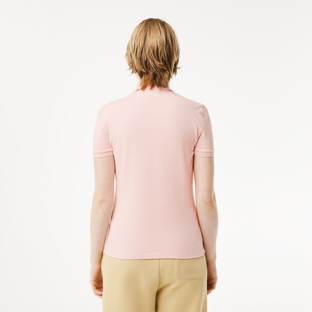 L.12.D Slim Fit Stretch Mini Piqué Polo Shirt