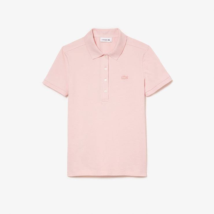 L.12.D Slim Fit Stretch Mini Piqué Polo Shirt