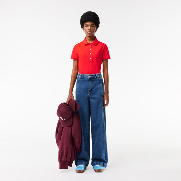 L.12.D Slim Fit Stretch Petit Piqué Polo Shirt