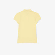 Scalloped Collar Mini Piqué Polo Shirt