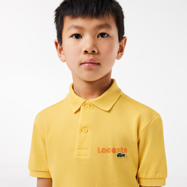 Lacoste Print Cotton Piqué Polo Shirt