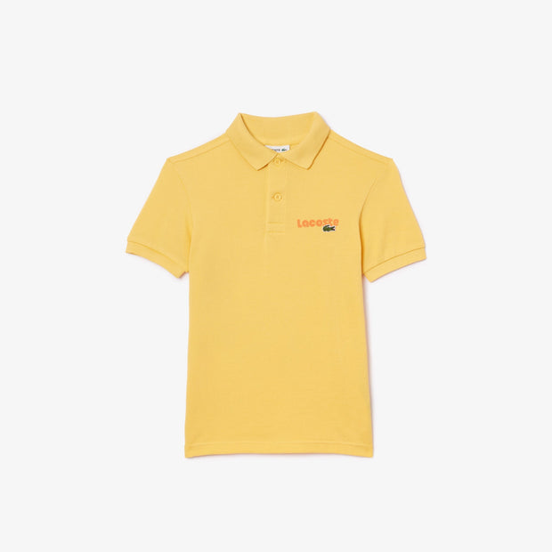 Lacoste Print Cotton Piqué Polo Shirt