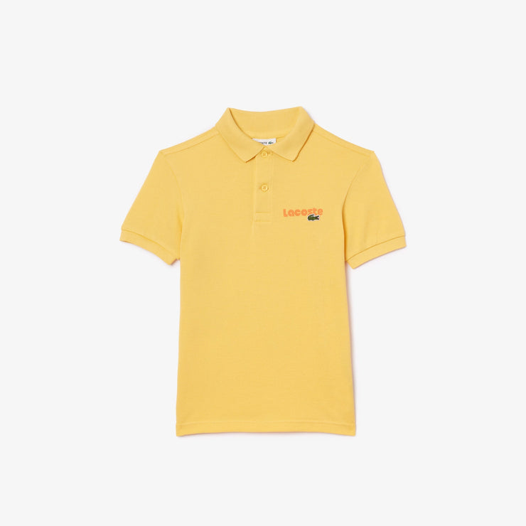Lacoste Print Cotton Piqué Polo Shirt