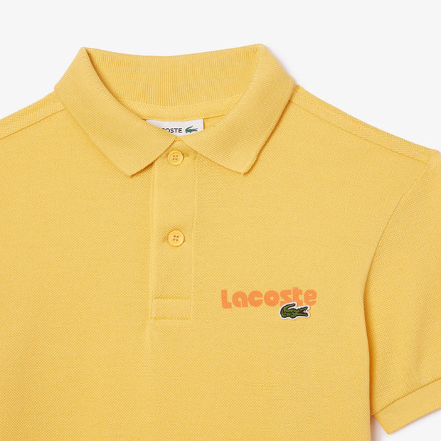 Lacoste Print Cotton Piqué Polo Shirt
