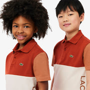 Colour-Block Petit Piqué Polo Shirt