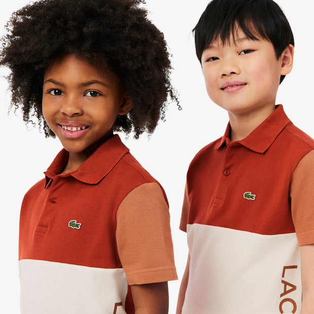Colour-Block Petit Piqué Polo Shirt