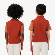 Colour-Block Petit Piqué Polo Shirt