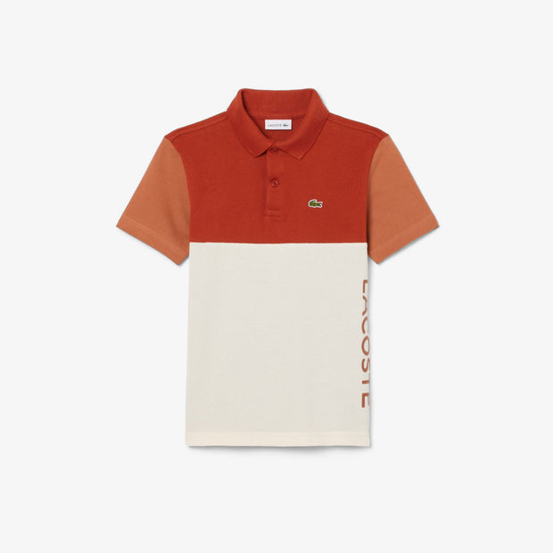 Colour-Block Petit Piqué Polo Shirt
