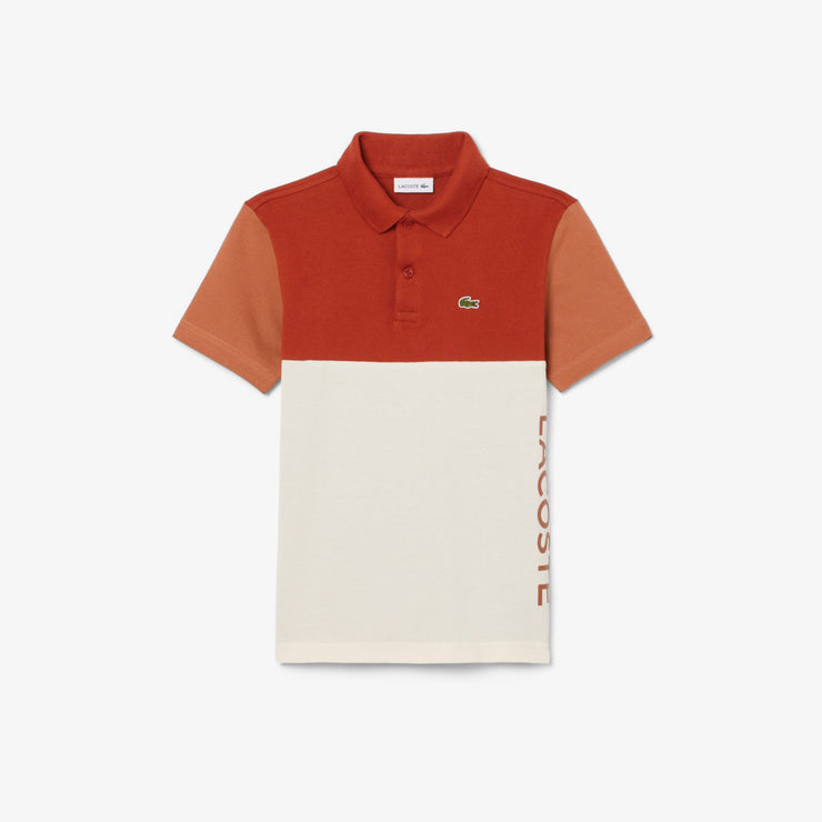 Colour-Block Petit Piqué Polo Shirt