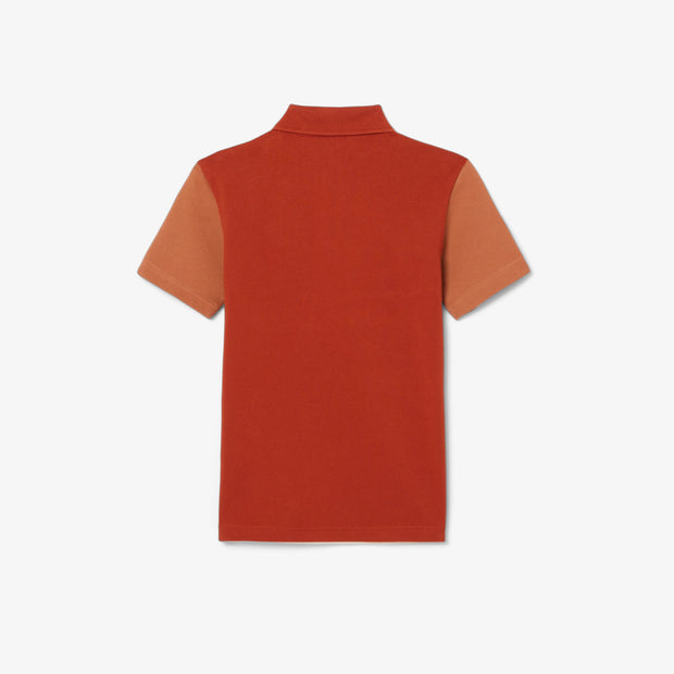 Colour-Block Petit Piqué Polo Shirt