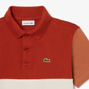 Colour-Block Petit Piqué Polo Shirt