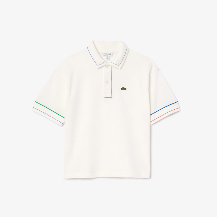 Contrast Accent Petit Piqué Polo Shirt