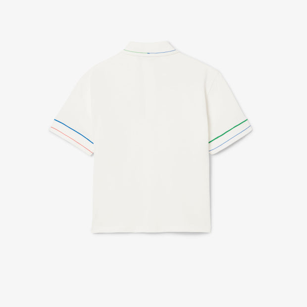Contrast Accent Petit Piqué Polo Shirt
