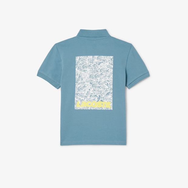 Printed Petit Piqué Polo Shirt