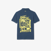 Print Petit Piqué Polo Shirt