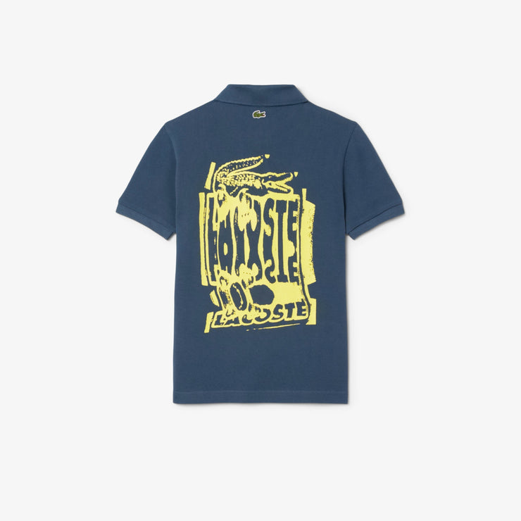 Print Petit Piqué Polo Shirt