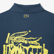 Print Petit Piqué Polo Shirt
