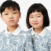 Petit Piqué Print Polo Shirt