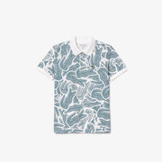 Petit Piqué Print Polo Shirt