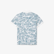 Petit Piqué Print Polo Shirt
