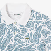 Petit Piqué Print Polo Shirt