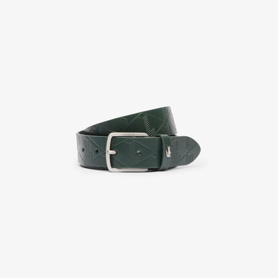 Textured Monogram Leather Belt