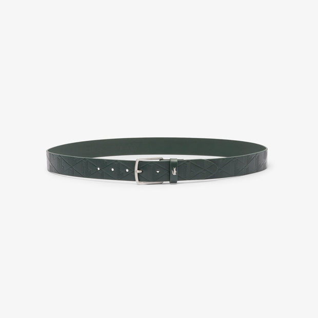 Textured Monogram Leather Belt