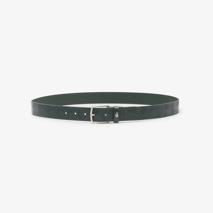 Textured Monogram Leather Belt