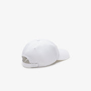 Crocodile Badge Cotton Twill Cap
